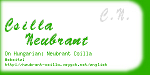 csilla neubrant business card